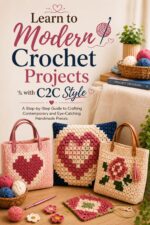 Learn to Modern Crochet Projects With C2c Style: a Step-by-step Guide to Crafting Contemporary and Eye-catching Handmade Pieces