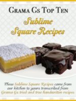 Square Recipes From Scratch G's Recipes From