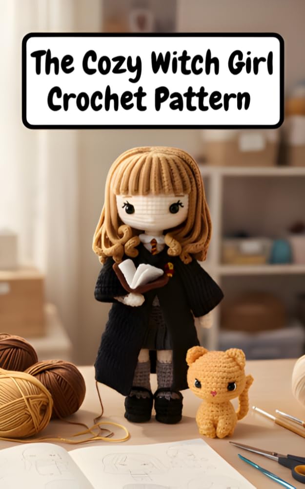 The Cozy Witch Girl Crochet Pattern