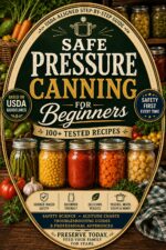 Safe Pressure Canning for Beginners: Usda-aligned Methods for Safe Home Food Preservation • 100+ Tested Recipes • Step-by-step Instructions • Altitude Charts • Troubleshooting Guide
