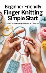 Beginner Friendly Finger Knitting Simple Start: Learn to Make Cozy Handmade Creations