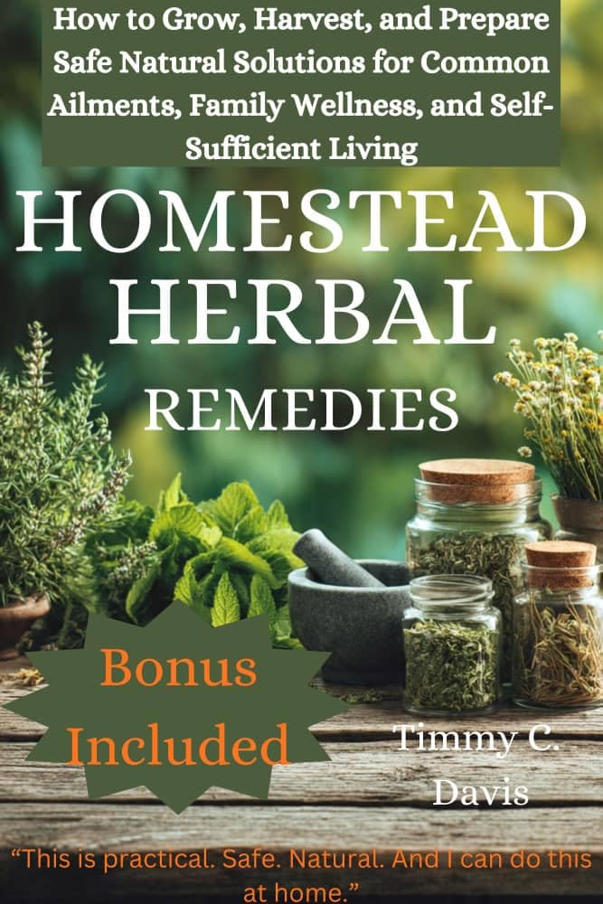 Homestead Herbal Remedies: How to Grow, Harvest, and Prepare Safe Natural Solutions for Common Ailments, Family Wellness, and Self-sufficient Living