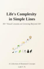 Life's Complexity in Simple Lines: 30+ Visual Lessons on Growing Beyond 30+