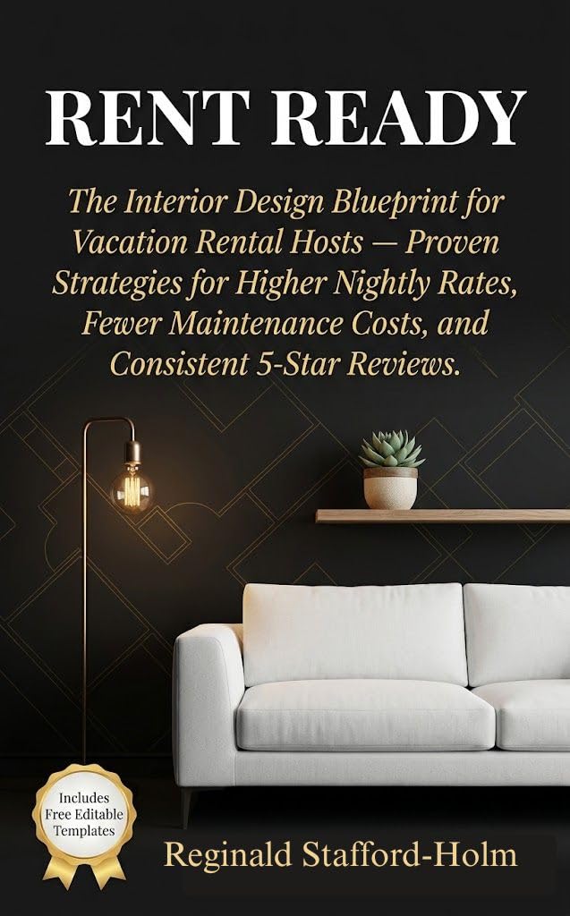 Rent Ready: the Interior Design Blueprint for Vacation Rental Hosts — Proven Strategies for Higher Nightly Rates, Fewer Maintenance Costs, and Consistent 5-star Reviews