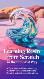 Learning Resin From Scratch in the Simplest Way: a Visual Introduction to Safe Mixing, Common Mistake Prevention, and Creating Polished Decorative Pieces