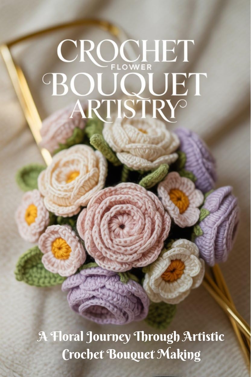 Crochet Flower Bouquet Artistry: a Floral Journey Through Artistic Crochet Bouquet Making