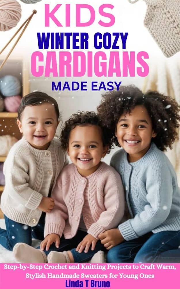 Kids Winter Cozy Cardigans Made Easy: Step-by-step Crochet and Knitting Projects to Craft Warm, Stylish Handmade Sweaters for Young Ones