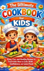 The Ultimate Cookbook for Kids Aged 4 - 12: Easy, Fun, and Healthy Recipes to Teach Kids How to Cook, Build Confidence, and Love Food