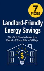 Landlord-friendly Energy Savings : 7 No-drill Fixes to Lower Your Electric & Water Bills in 30 Days
