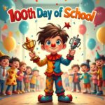 Happy 100th Days of School : Sami’s Funny Outfit Contest a a Story Book of School