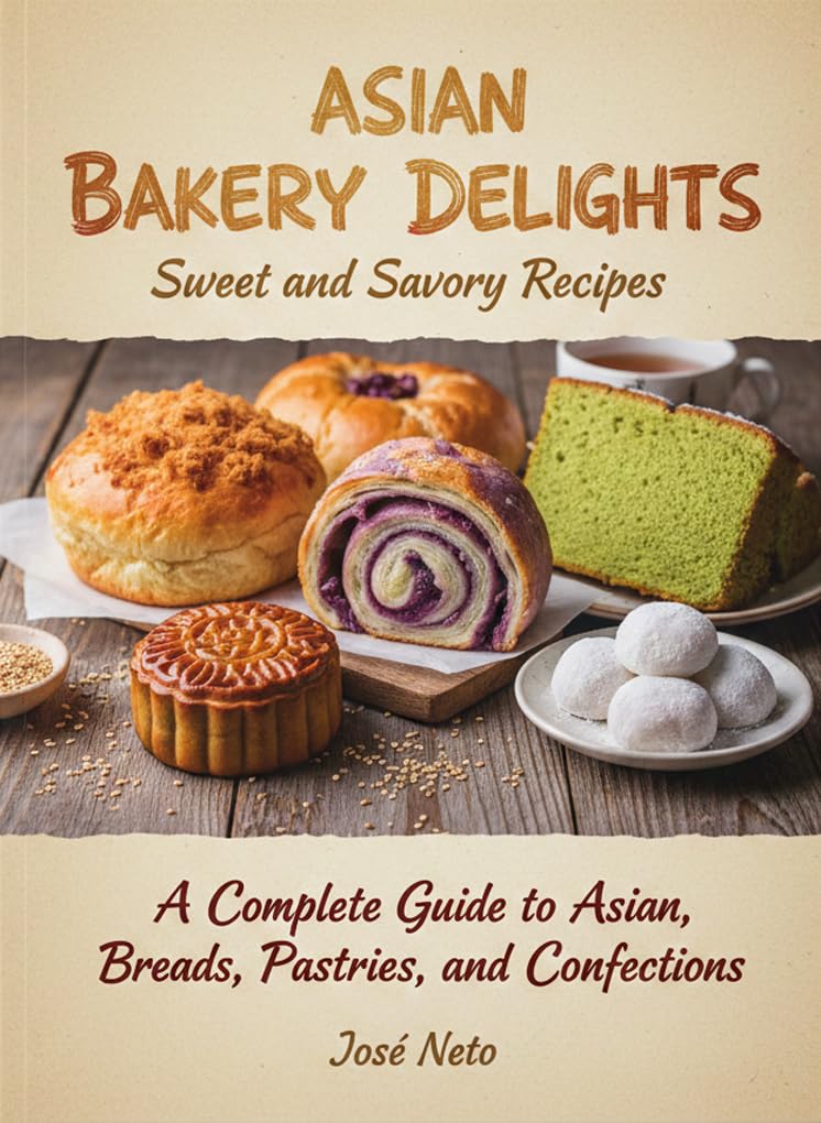 Asian Bakery Delights: Sweet and Savory Recipes: a Complete Guide to Asian Breads, Pastries, and Confections & Culinary
