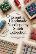 The Essential Handmade Needlepoint Stitch Collection: a Structured Directory of 100+ Decorative Stitches With Modern Techniques for Creative Tapestry Design