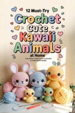 12 Must-try Crochet Cute Kawaii Animals at Home: Cute Patterns With Everything Needed to Create Sweet Designs