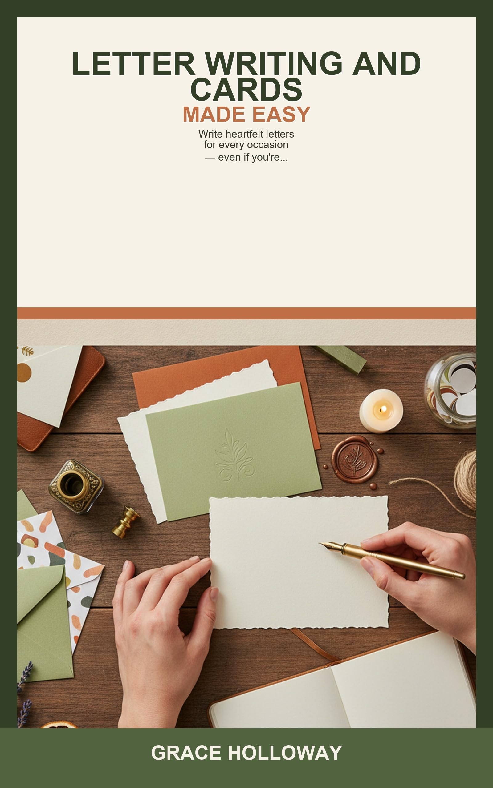 Letter Writing and Cards Made Easy: a Beginner's Guide to Writing Heartfelt Letters and Cards for Every Occasion -- Thank-you Notes, Condolences, Congratulations, Invitations, and More