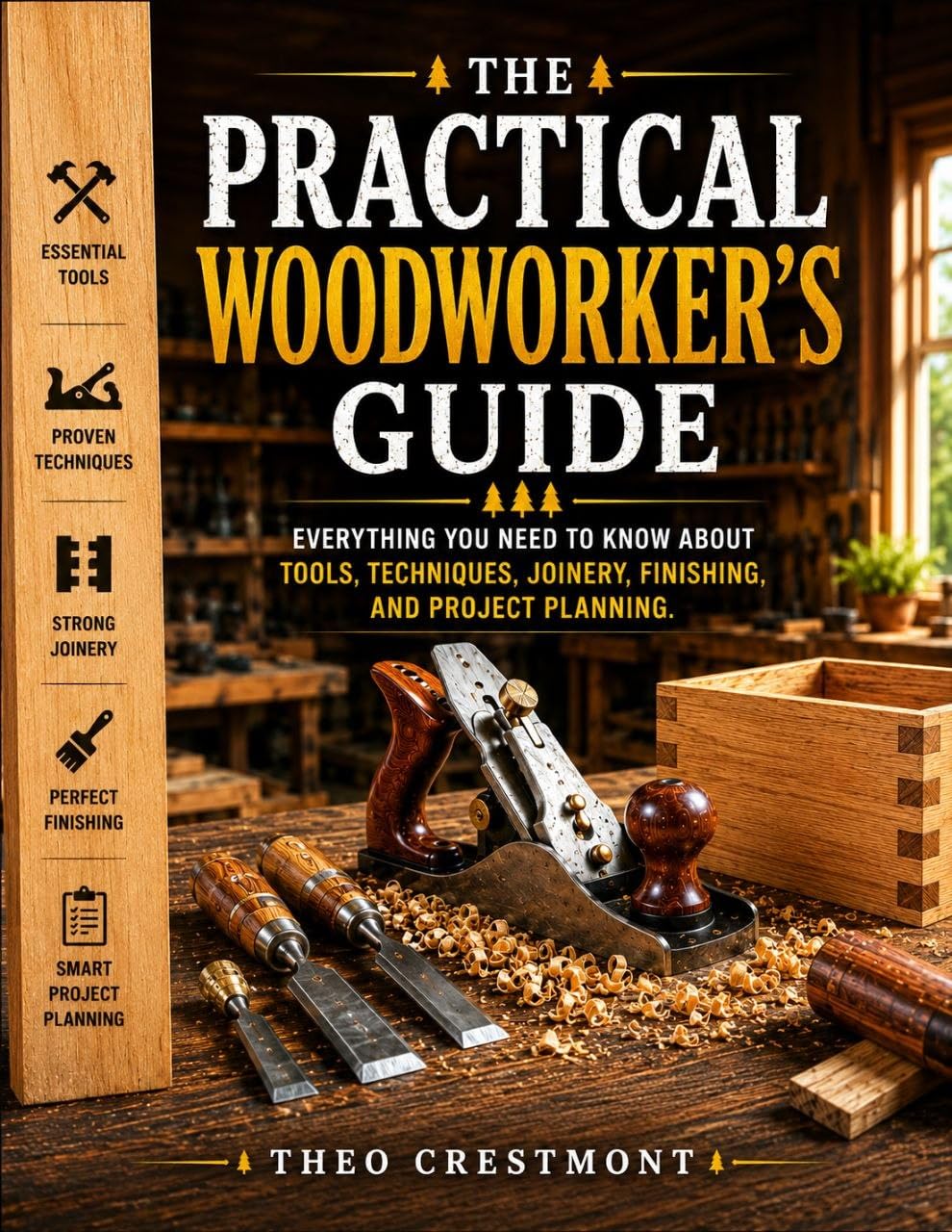 The Practical Woodworker's Guide: Everything You Need to Know About Tools, Techniques, Joinery, Finishing, and Project Planning