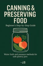 Canning & Preserving Food Beginner’s Step-by-step Guide: Water Bath and Pressure Methods for Safe Pantry Jars