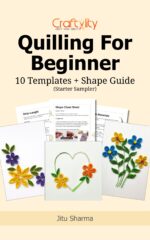 Quilling for Beginners: 10 Printable Templates + Shape Guide