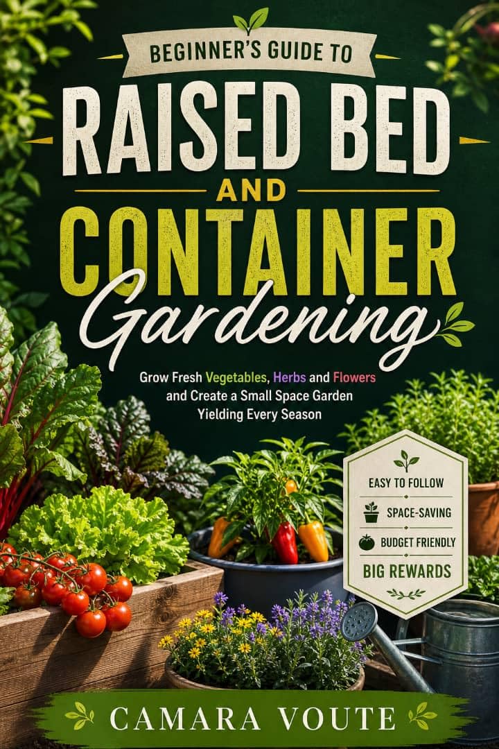 Beginner’s Guide to Raised Bed and Container Gardening: Grow Fresh Vegetables, Herbs and Flowers and Create a Small Space Garden Yielding Every Season