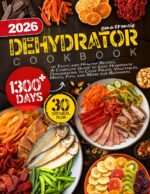 Dehydrator Cookbook: 1300+ Days of Tasty and Healthy Recipes. a Complete Guide to Easy Homemade Dehydrating to Cook Fruits, Vegetables, Meats, Fish, and More for Beginners