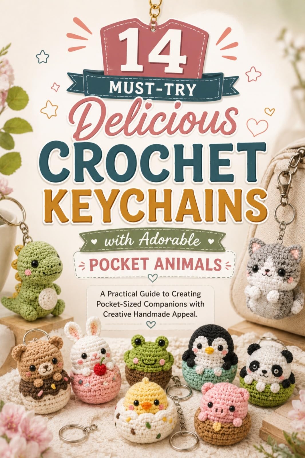 14 Must-try Delicious Crochet Keychains With Adorable Pocket Animals: a Practical Guide to Creating Pocket-sized Companions With Creative Handmade Appeal