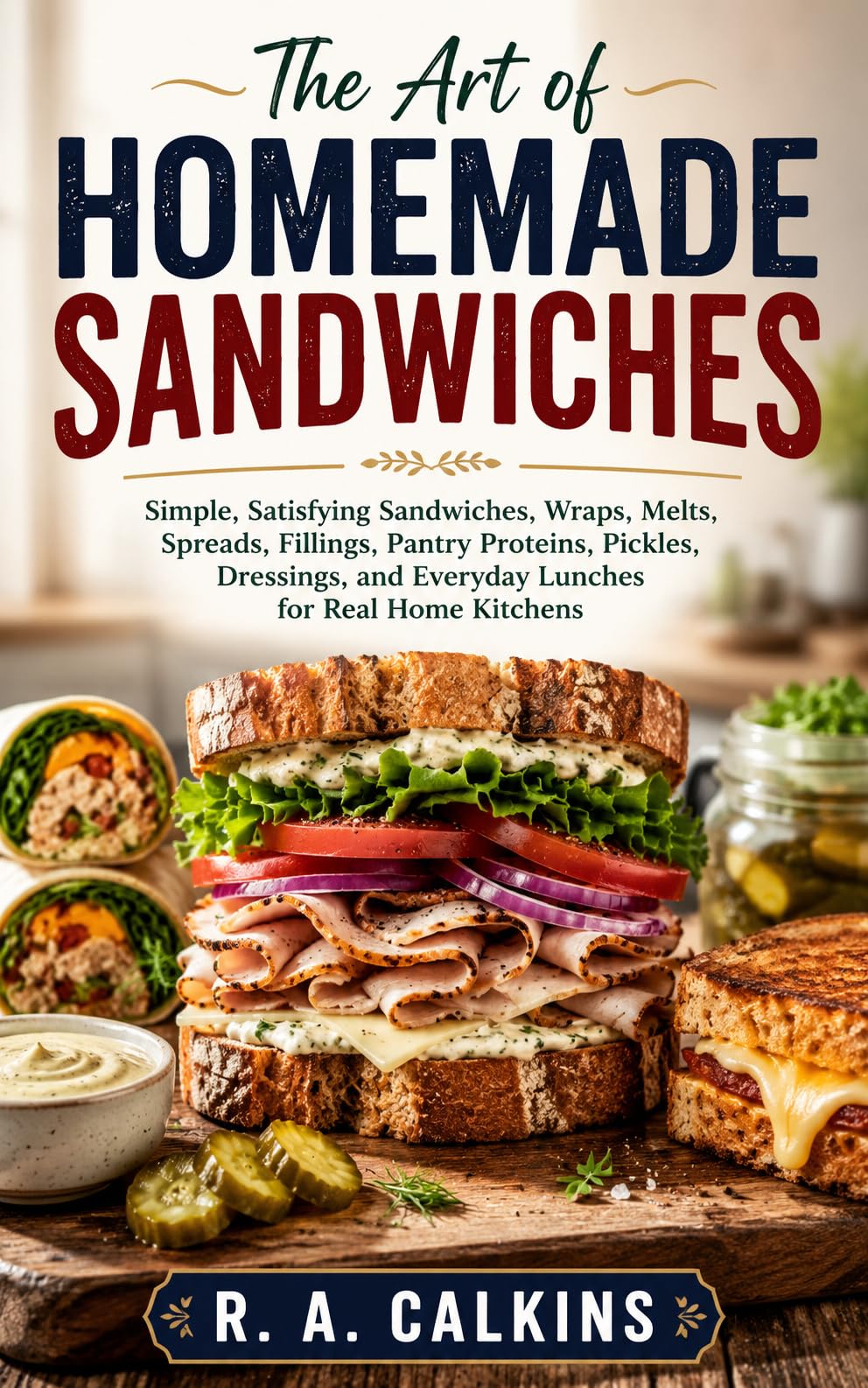 The Art of Homemade Sandwiches: Simple, Satisfying Sandwiches, Wraps, Melts, Spreads, Fillings, Pantry Proteins, Pickles, Dressings, and Everyday Lunches for Real Home Kitchens