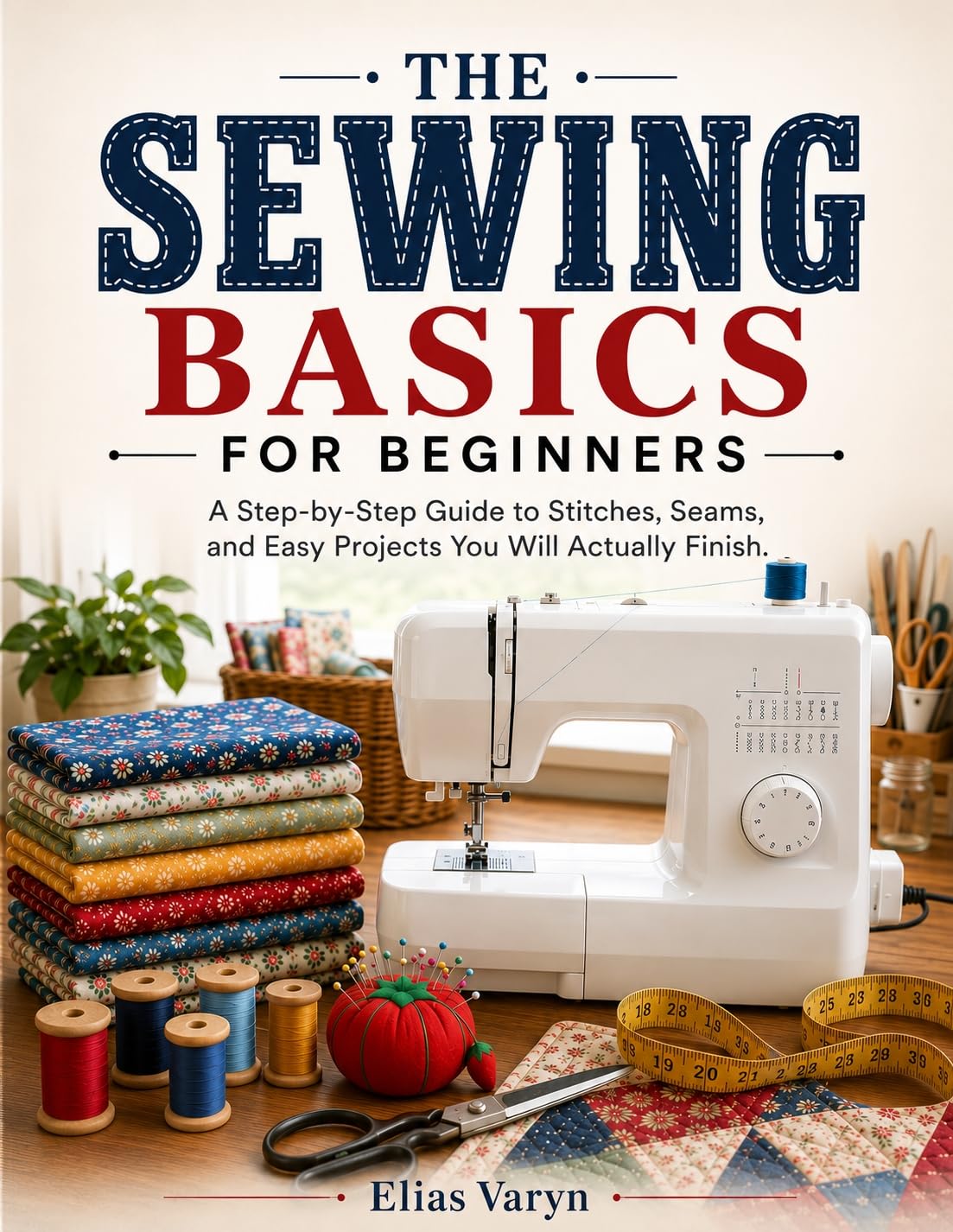 Sewing Basics for Beginners: a Step-by-step Guide to Stitches, Seams, and Easy Projects You Will Actually Finish