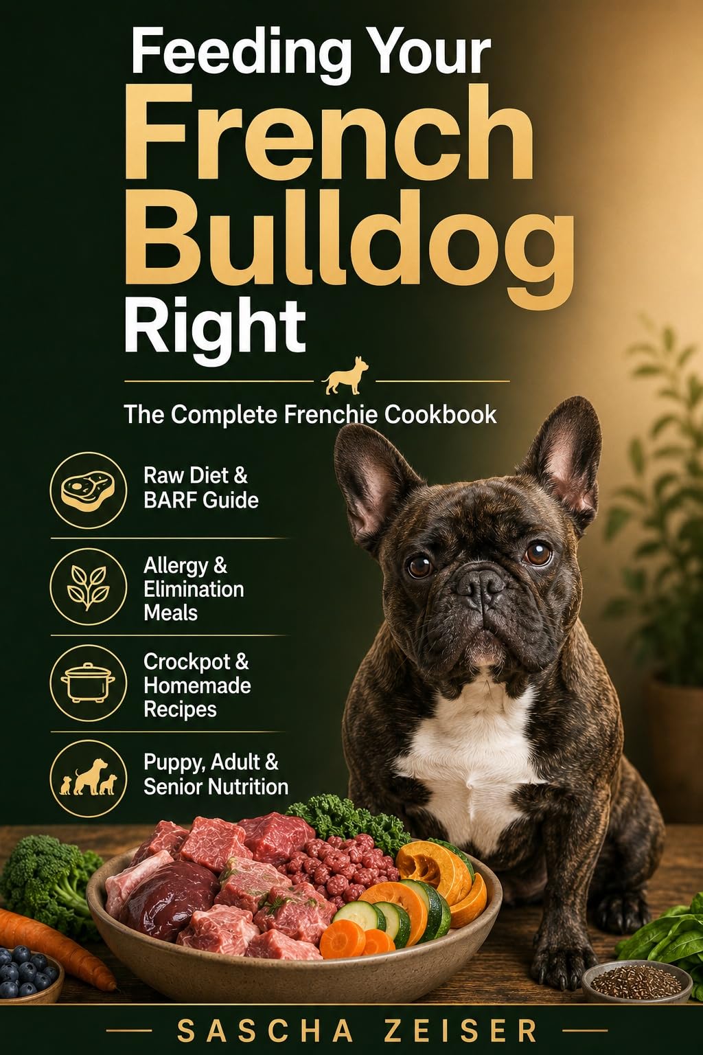 Feeding Your French Bulldog Right: the Complete Frenchie Cookbook — Raw Diet, Allergy Meals & Homemade Recipes for Skin, Digestion & Weight — Puppy to Senior Breed Guide