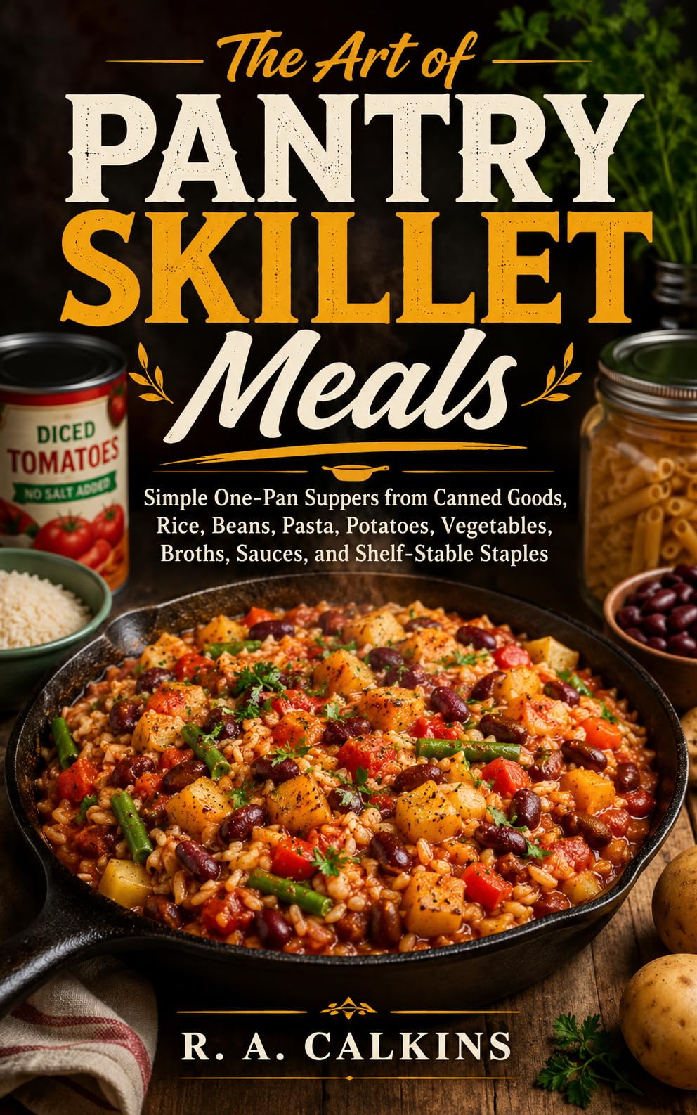 The Art of Pantry Skillet Meals: Simple One-pan Suppers From Canned Goods, Rice, Beans, Pasta, Potatoes, Vegetables, Broths, Sauces, and Shelf-stable Staples