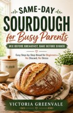 Same-day Sourdough for Busy Parents: Mix Before Breakfast, Bake Before Dinner: Easy Step-by-step Bread for Beginners—no Discard, No Stress