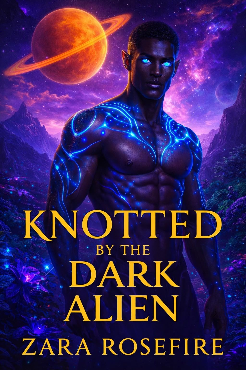 Knotted by the Dark Alien: a Sci-fi Fantasy Erotic Romance Featuring Primal Knotting Knotting