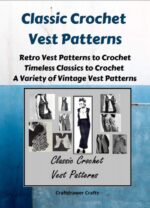 Classic Crochet Vest Patterns - Retro Vest Patterns to Crochet - Timeless Classics to Crochet - a Variety of Vintage Vest Patterns