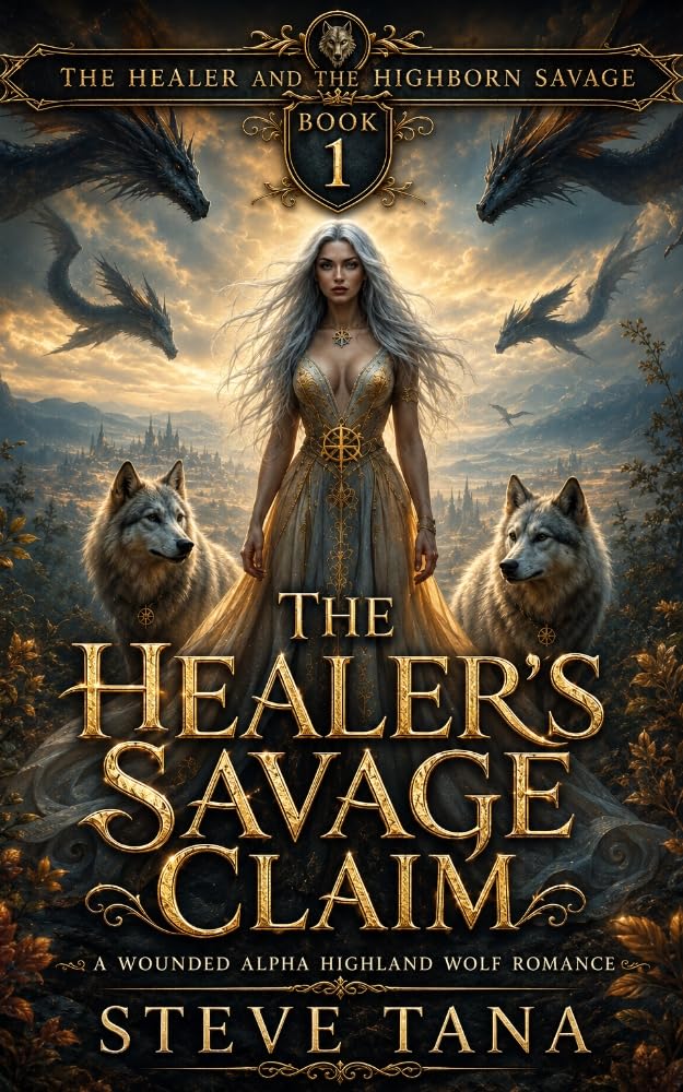 The Healer’s Savage Claim: a Wounded Alpha Highland Wolf Romance: Forced Proximity Shifter Romance Book One Healer and the Highborn Savage