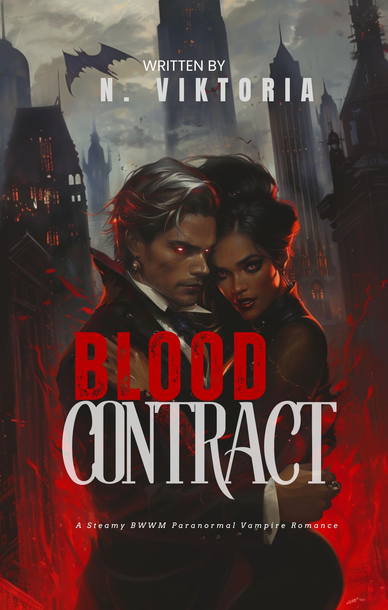 Blood Contract: a Steamy Bwwm Interracial Multicultural Standalone Paranormal Vampire Urban Fantasy Enemies to Lovers Romance &