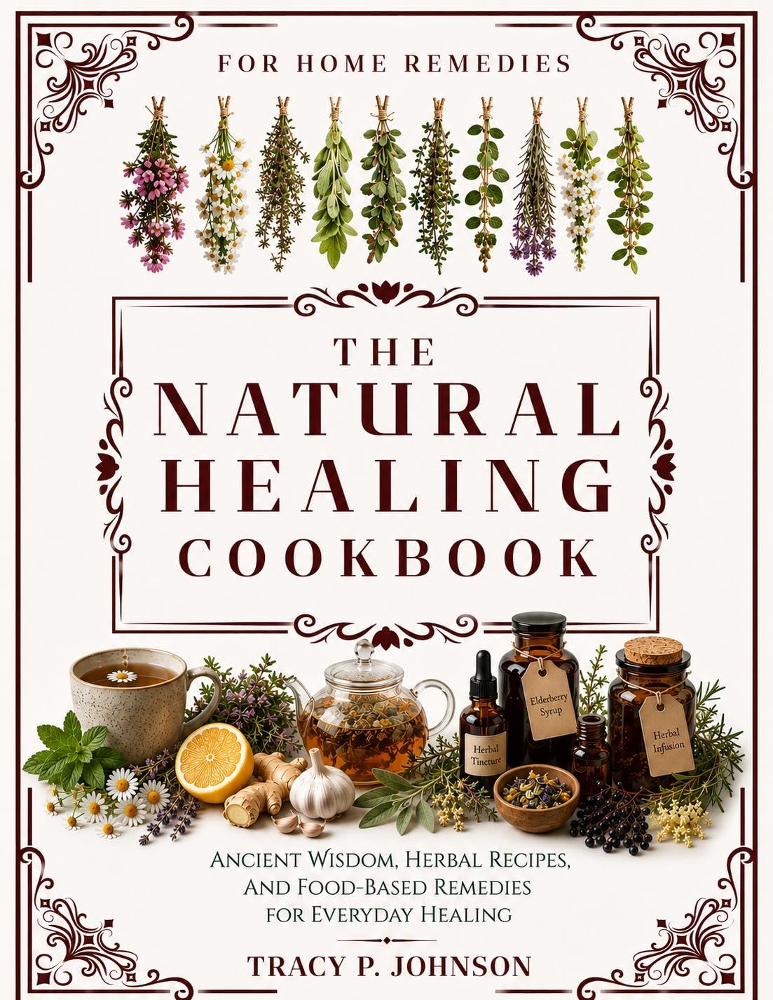 The Natural Healing Cookbook for Home Remedies: Ancient Wisdom, Herbal Recipes, and Food-based Remedies for Everyday Healing Whole Health
