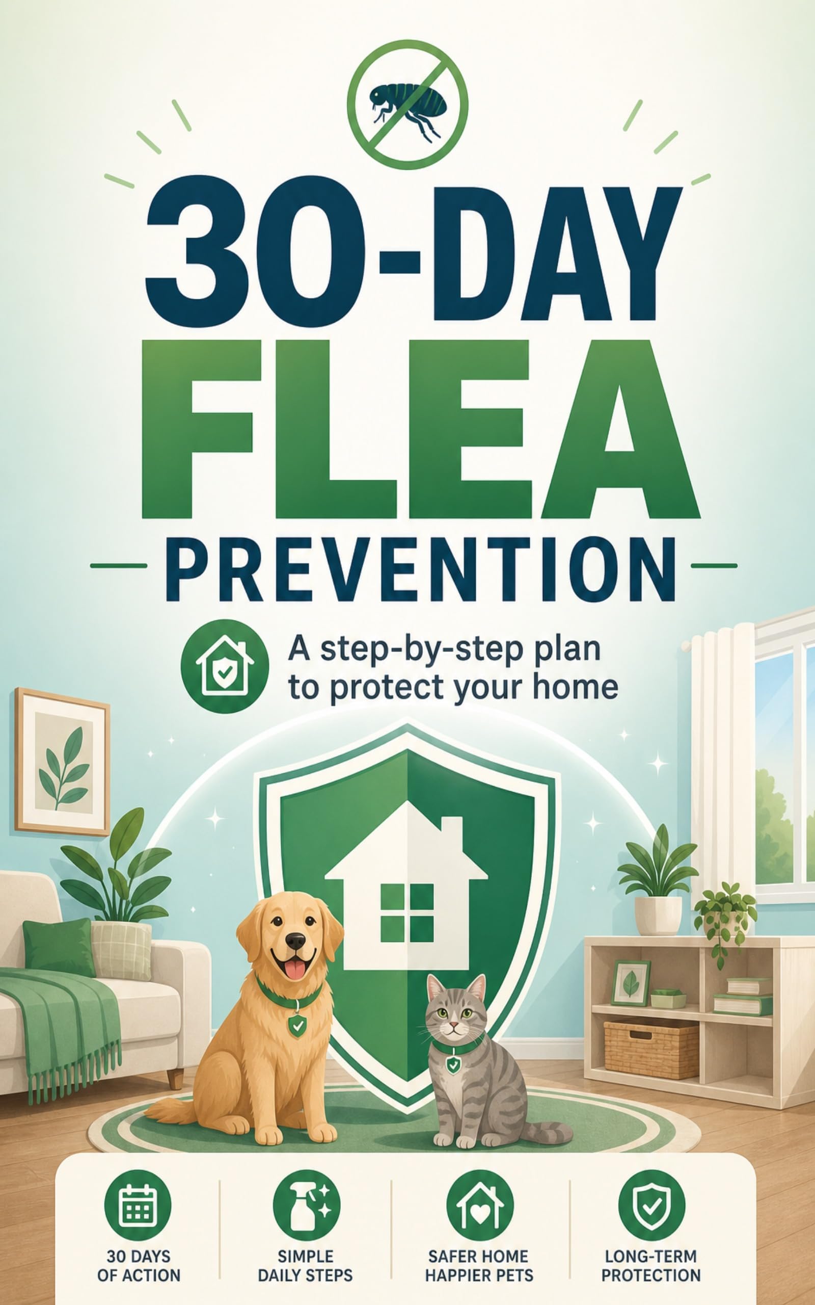 30 Day Flea Prevention: a Practical Pet Health Journal and Treatment Book to Protect Your Dog or Cat From Pests