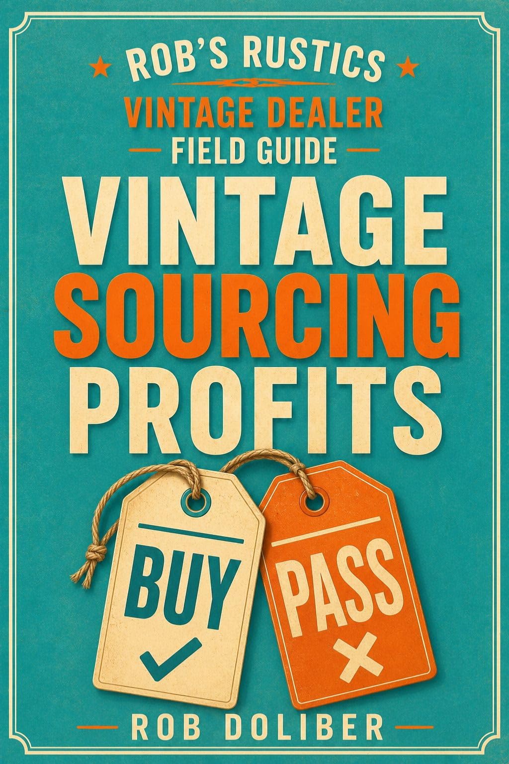 Vintage Sourcing Profits: Find Better Inventory, Pay Less, Profit More Rustics Vintage Dealer Field Guides Book