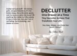 Declutter : One Drawer at a Time, Tiny Declutter Actions That Transform Your Life
