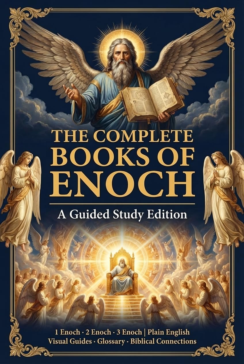 The Complete Books of Enoch: a Guided Study Edition — 1 Enoch, 2 Enoch & 3 Enoch in Plain English With Section Introductions, Visual Guides, Glossary, and Biblical Connections