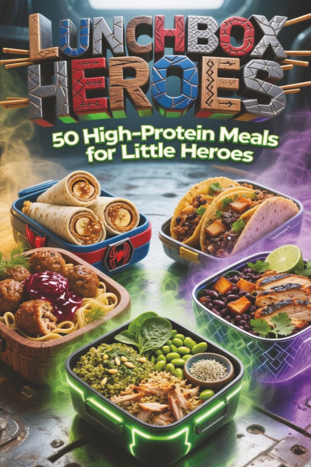 Lunchbox Heroes: 50 High-protein Lunches for Little Heroes