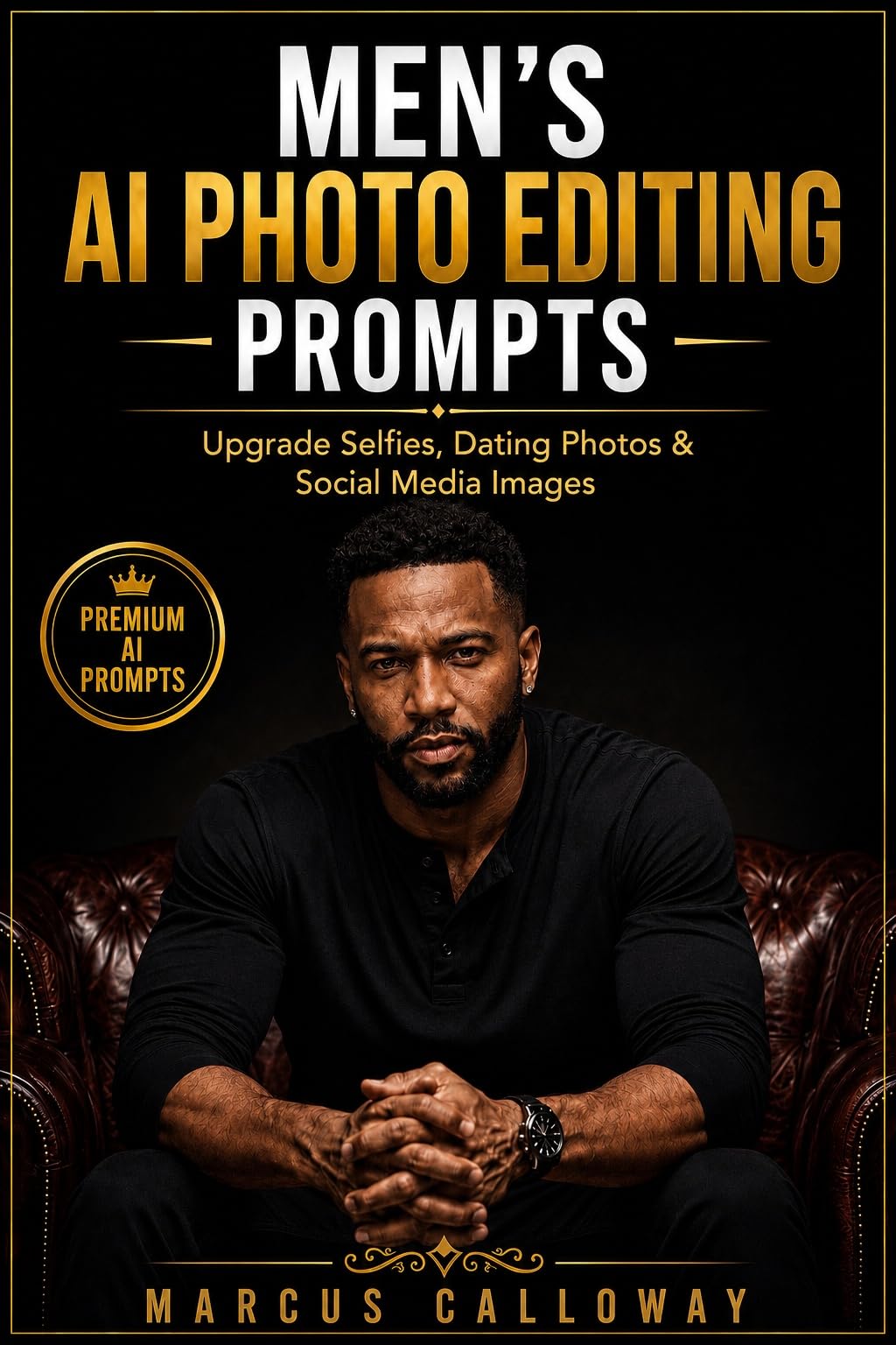 Mens Ai Photo Editing Prompts: Uprade Selfies, Dating Photos, and Social Media Images Prompting Guide Book