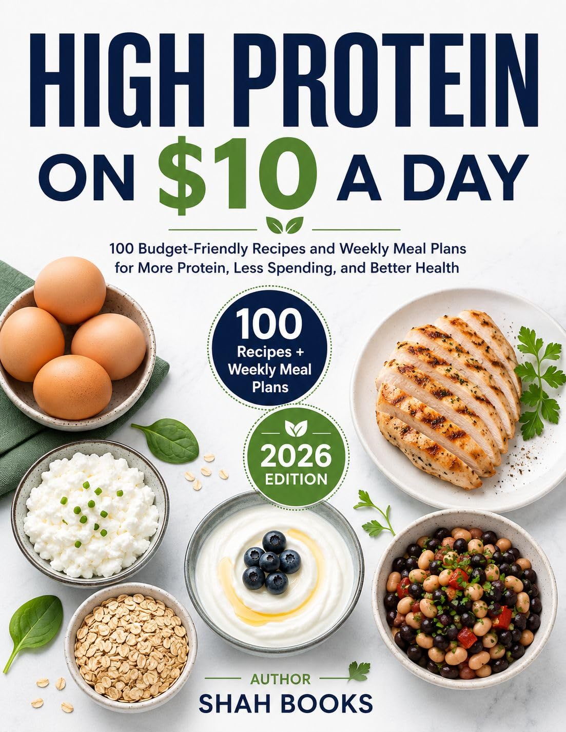 High Protein on $10 a Day: 100 Budget-friendly Recipes and Weekly Meal Plans for More Protein, Less Spending, and Better Health
