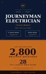 Journeyman Electrician License Manual 2026–2027: Master Both Open-book and Closed-book Exam Formats With 2,800 Nec-referenced Practice Questions and 28 Full-length Mock Exams