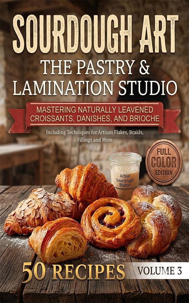 Sourdough Art: the Pastry & Lamination Studio: Mastering Naturally Leavened Croissants, Danishes, and Brioche Sourdough Art Book