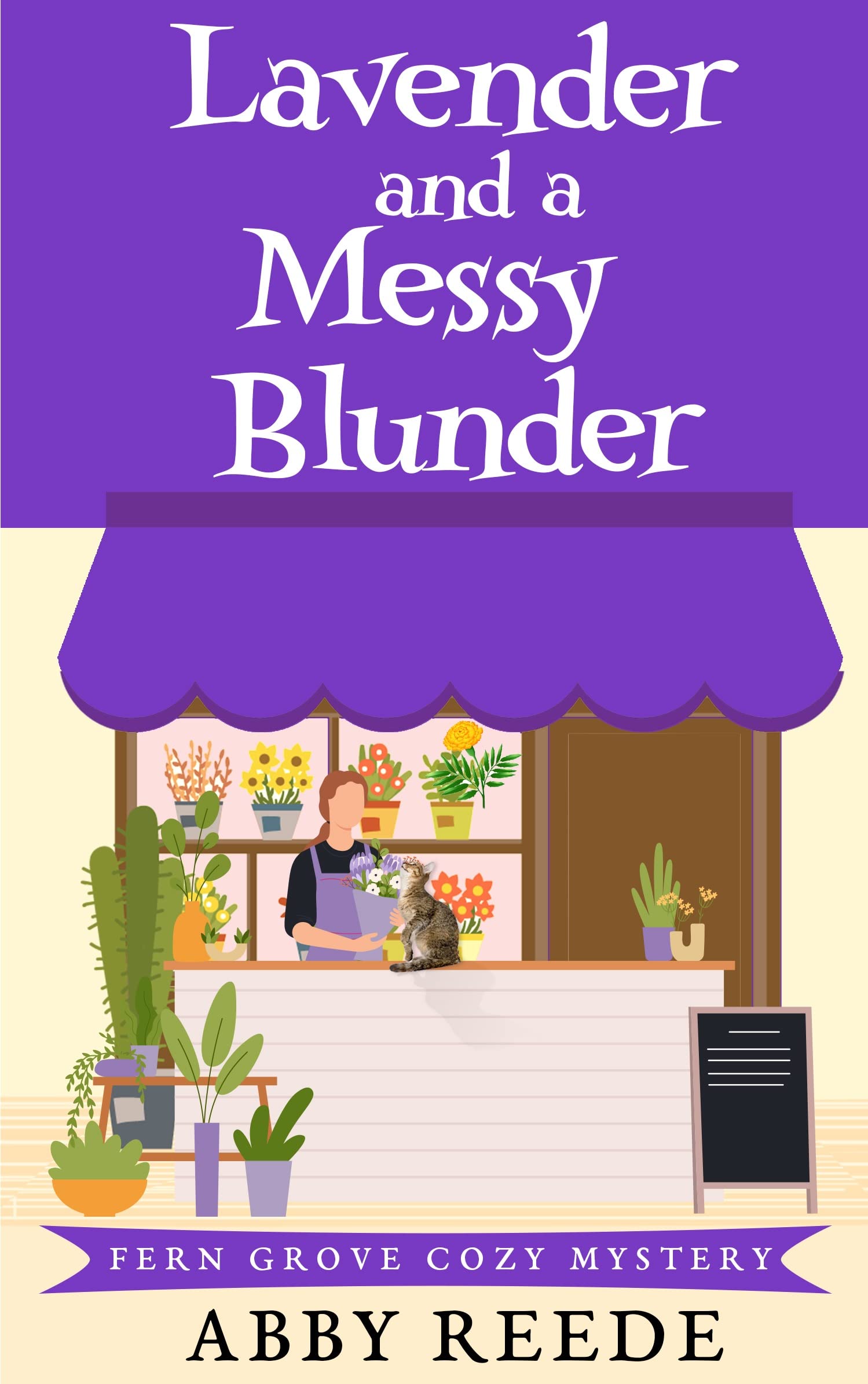 Lavender and a Messy Blunder Grove Cozy Mystery Book