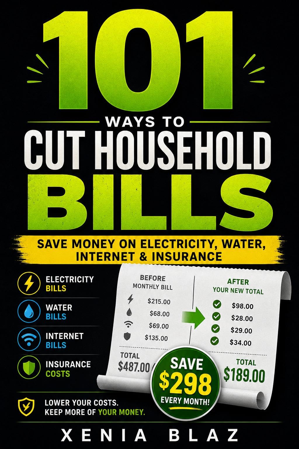 101 Tricks to Save Money on Household Bills & Utilities: Proven Hacks to Slash Your Electric, Water, Internet, and Insurance Costs Without Sacrificing Comfort to Save Your