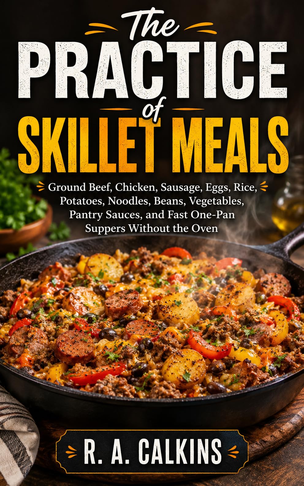 The Practice of Skillet Meals: Ground Beef, Chicken, Sausage, Eggs, Rice, Potatoes, Noodles, Beans, Vegetables, Pantry Sauces, and Fast One-pan Suppers Without the Oven