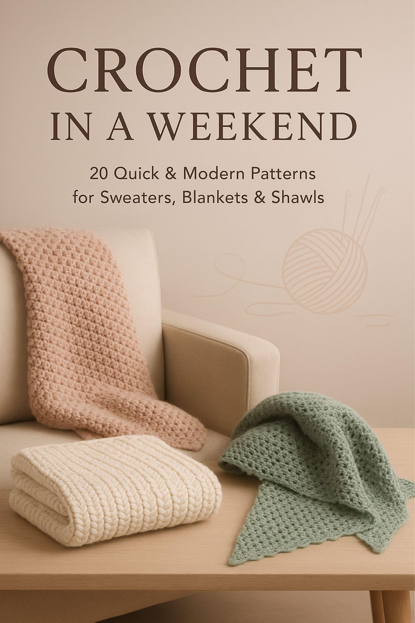 Crochet in a Weekend: 20 Quick & Modern Patterns for Sweaters, Blankets & Shawls