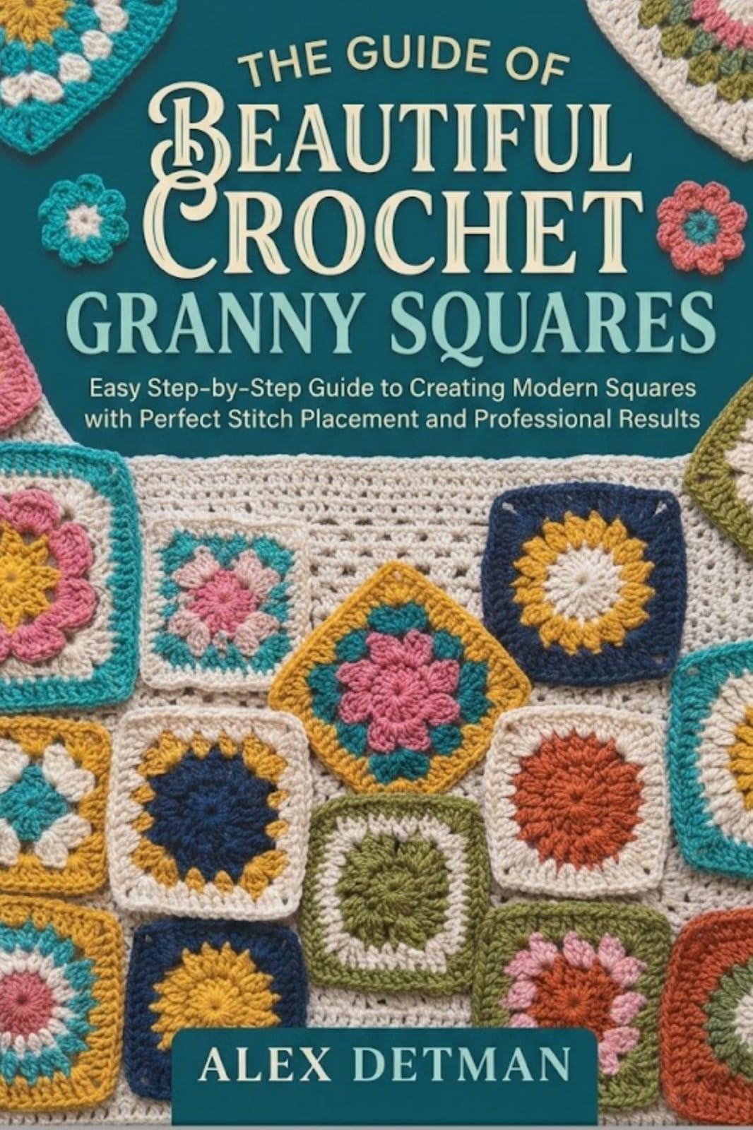 The Guide of Beautiful Crochet Granny Squares: Easy Step-by-step Crochet to Create Modern Squares With Perfect Stitch Placement and Professional Results