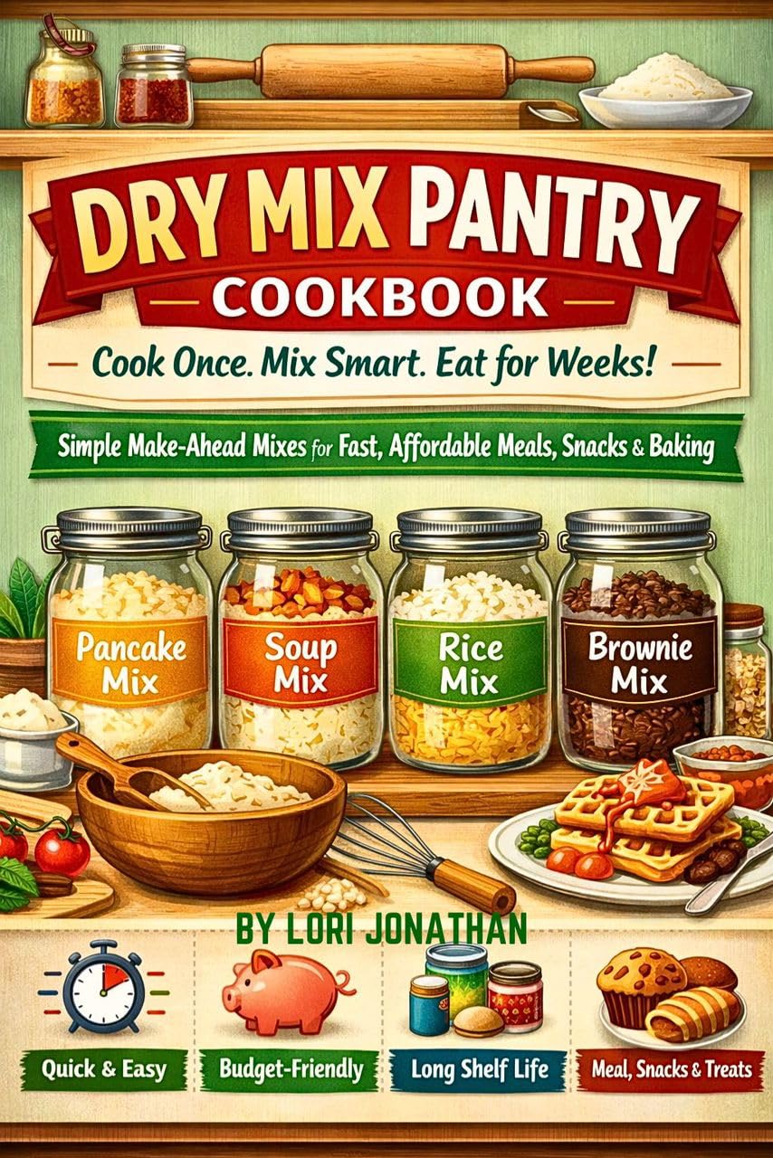 Dry Mix Pantry Cookbook Cook Once, Mix Smart, Eat for Weeks: Simple Make-ahead Dry Mixes for Fast, Affordable Meals, Snacks, and Baking