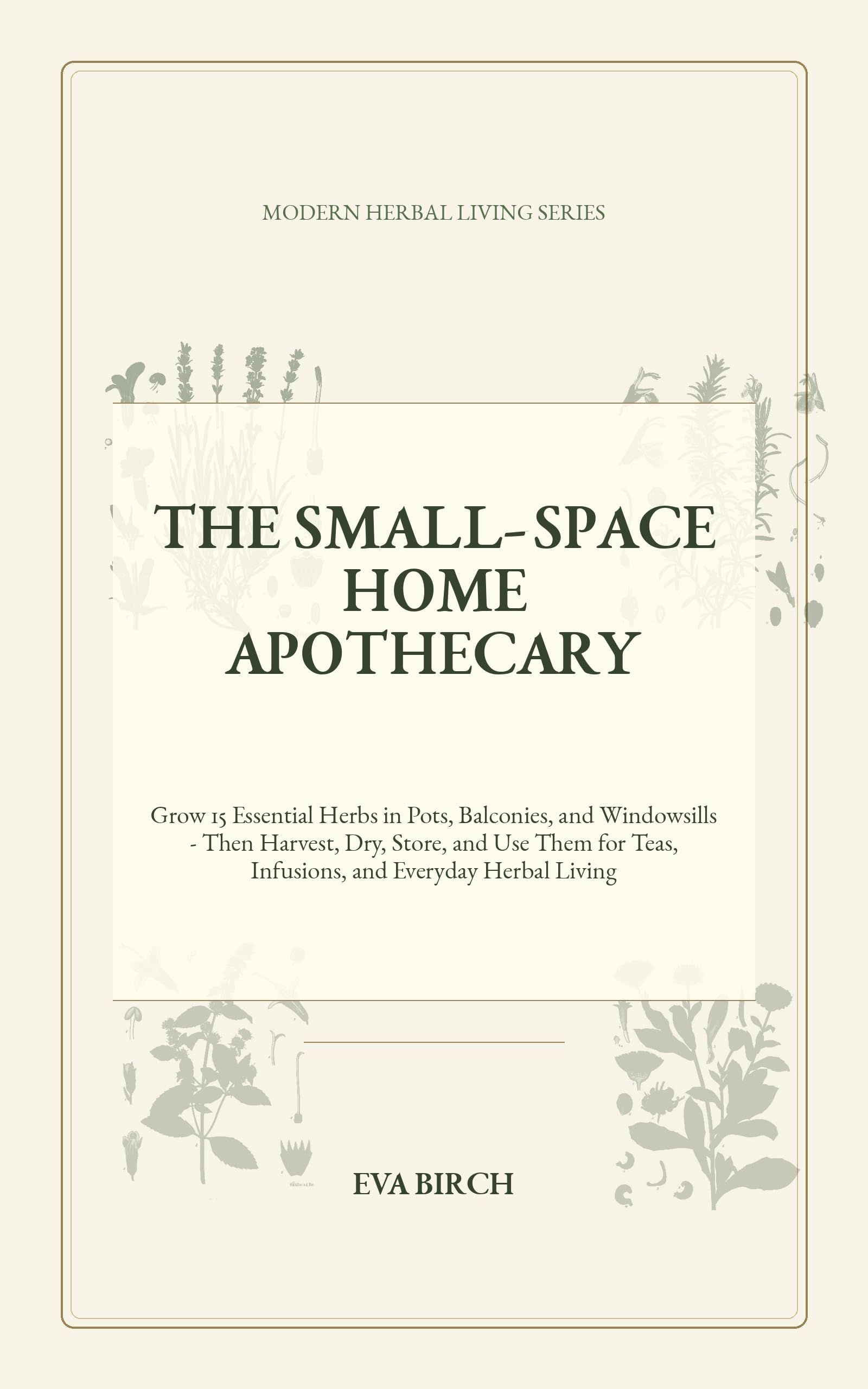 The Small-space Home Apothecary: Grow 15 Essential Herbs in Pots, Balconies, and Windowsills—then Harvest, Dry, Store, and Use Them for Teas, Infusions, ... Herbal Living Herbal